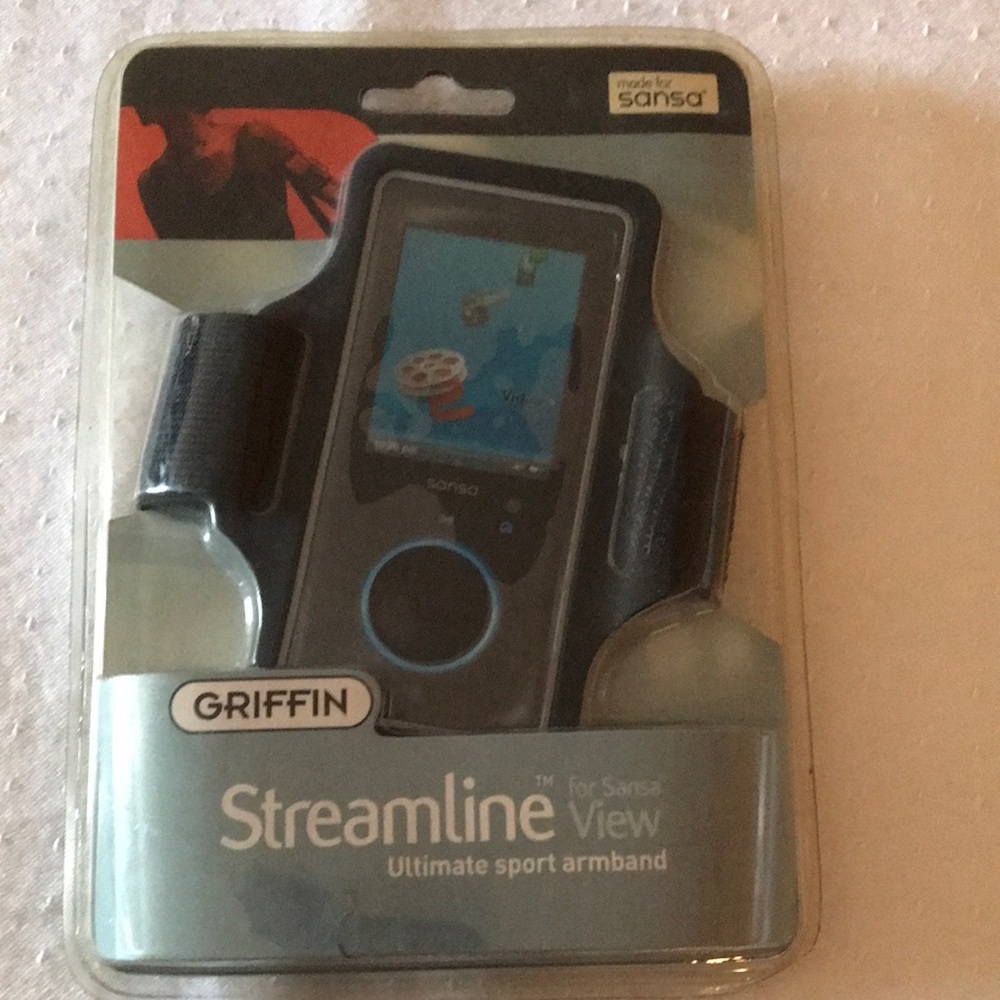 MP3 Player Griffin Streamline for Sansa View Ultimate Sport Arm Band - New